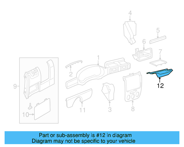 Instrument Panel Plug 1T0-857-489 - View 22