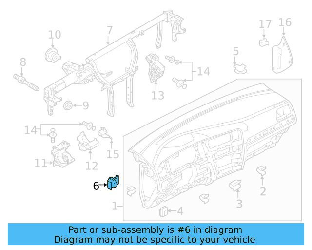 Instrument Panel Plug 1T0-857-489 - View 96