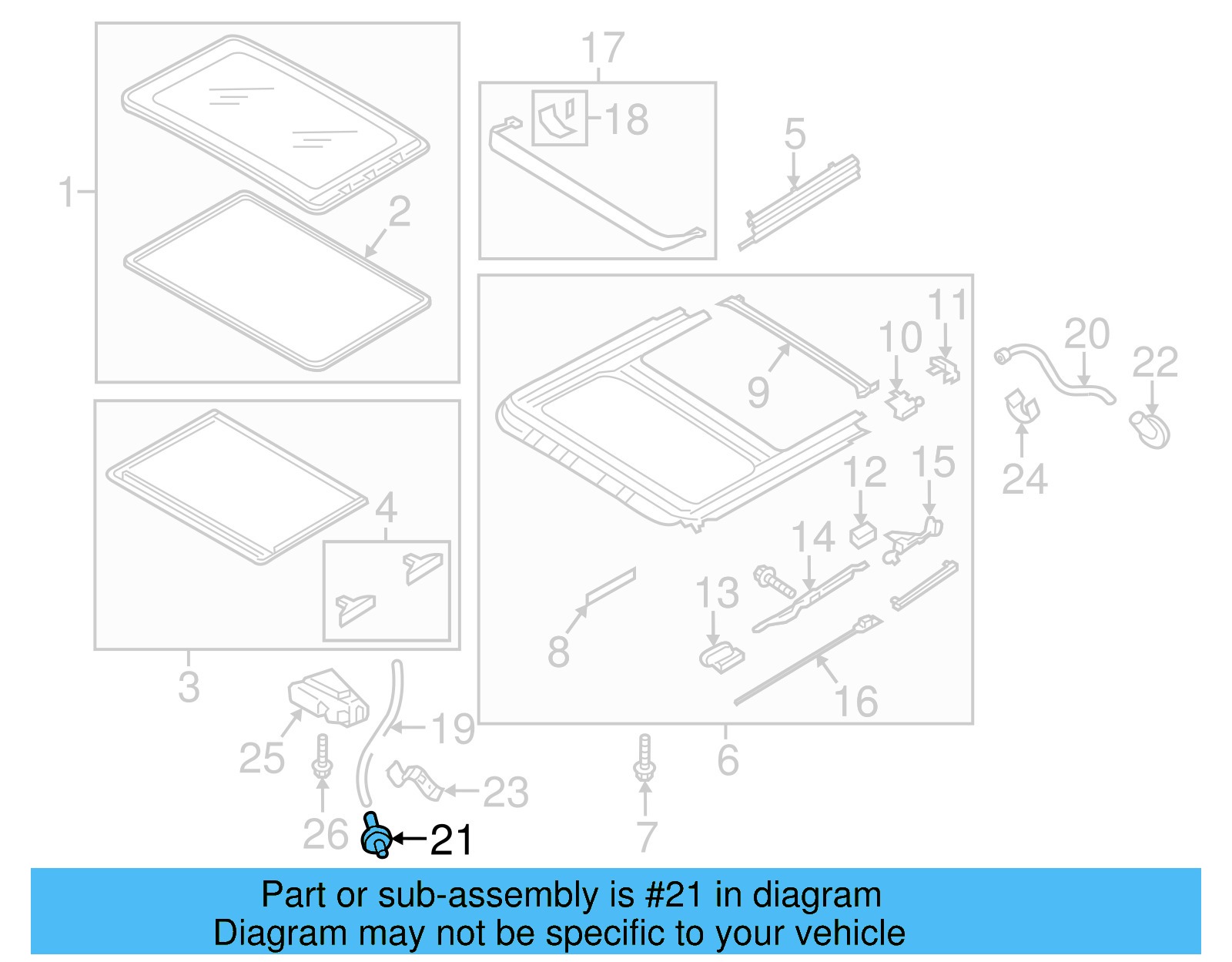 Drain Hose Grommet 1T0-877-242-A - View 18