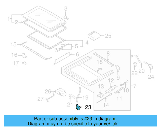 Drain Hose Grommet 1T0-877-242-A - View 38