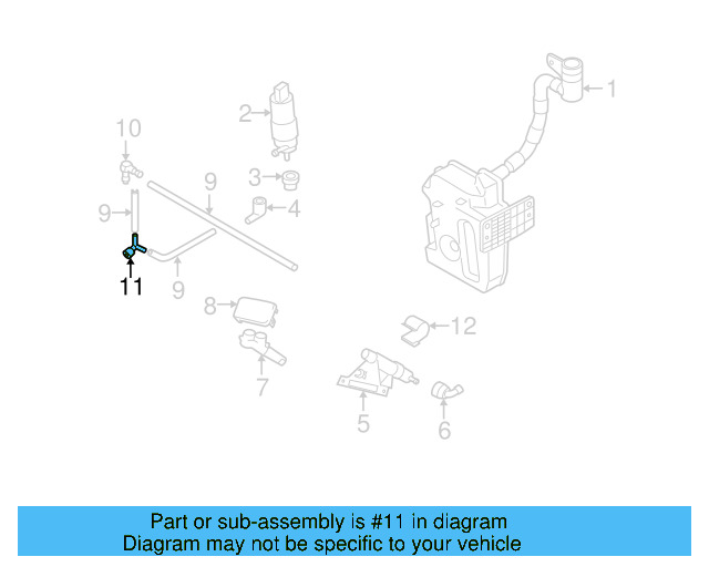 Washer Hose T 1T0-955-975 - View 7