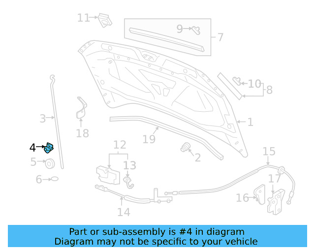 Support Rod Retainer 1U0-823-397-121 - View 25