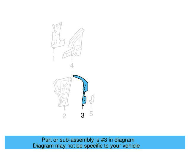 Inner Pillar Protector 1Y0-821-709-A - View 7