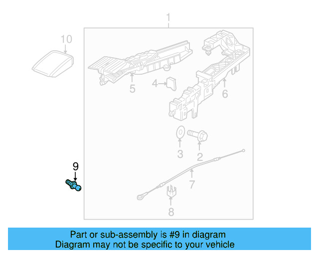 Cable Ball Stud 1Y0-871-437-A - View 6
