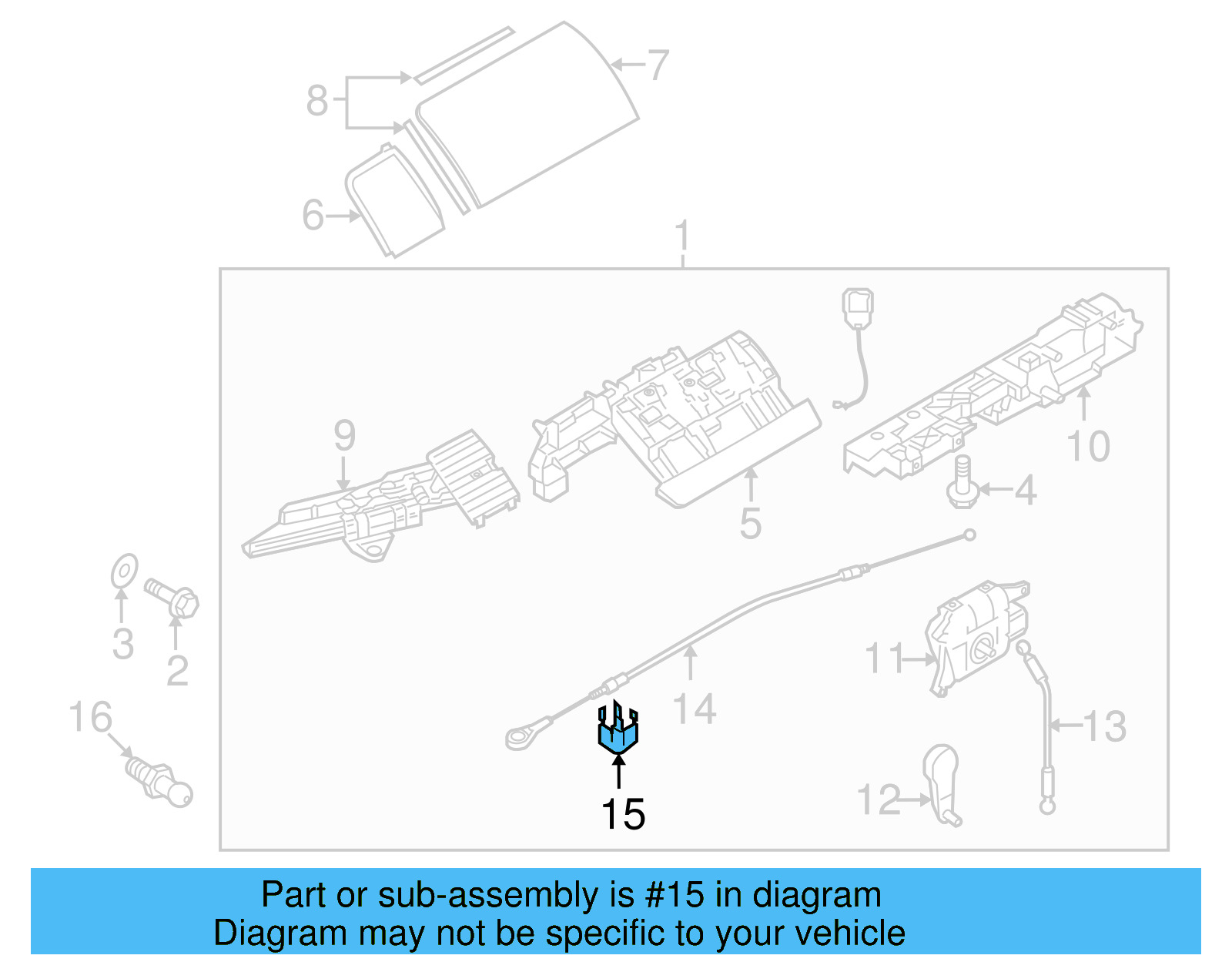 Cable Clip 1Y0-871-720-A - View 6