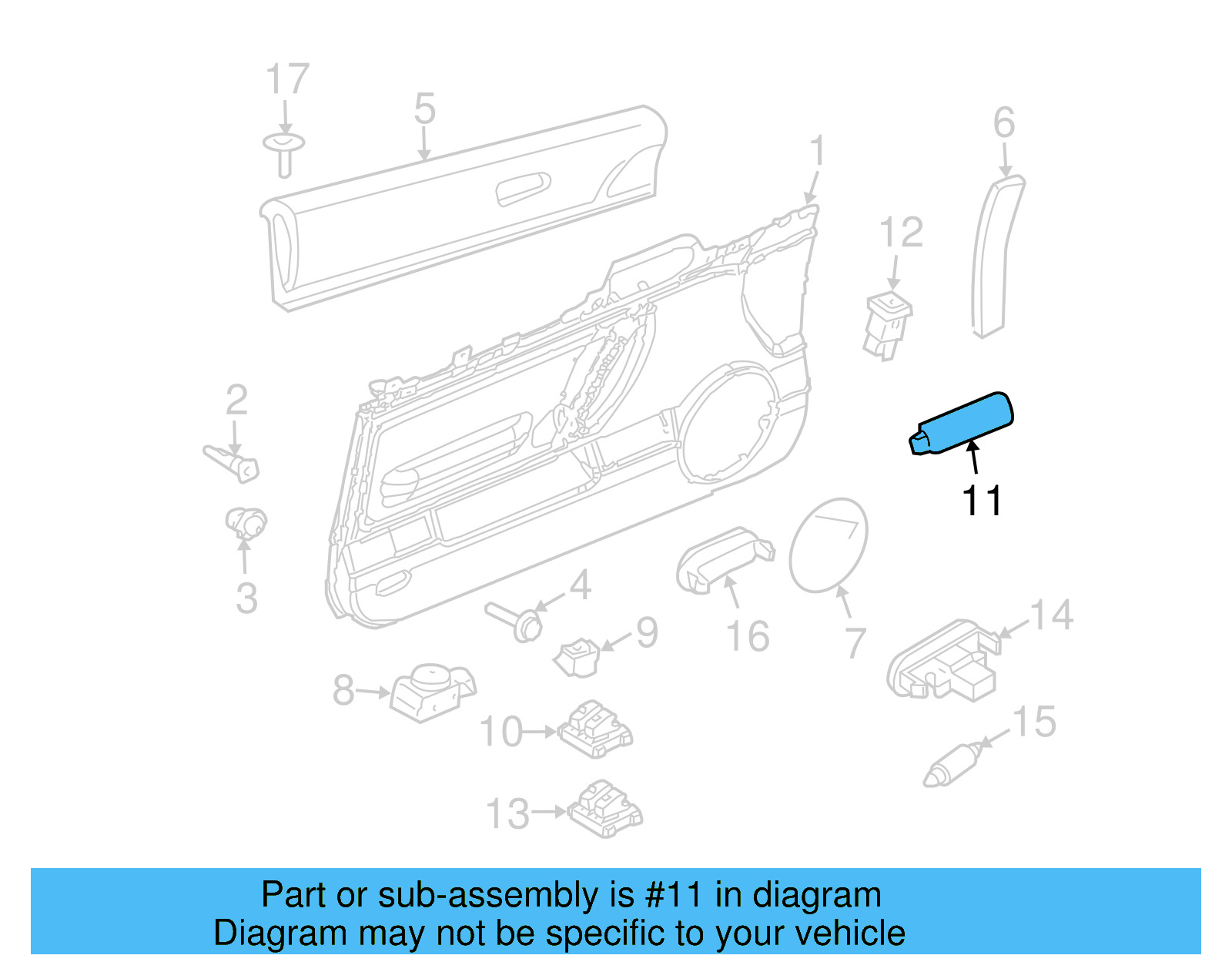 Switch Bezel 1Y1-959-527-B-2QL - View 6