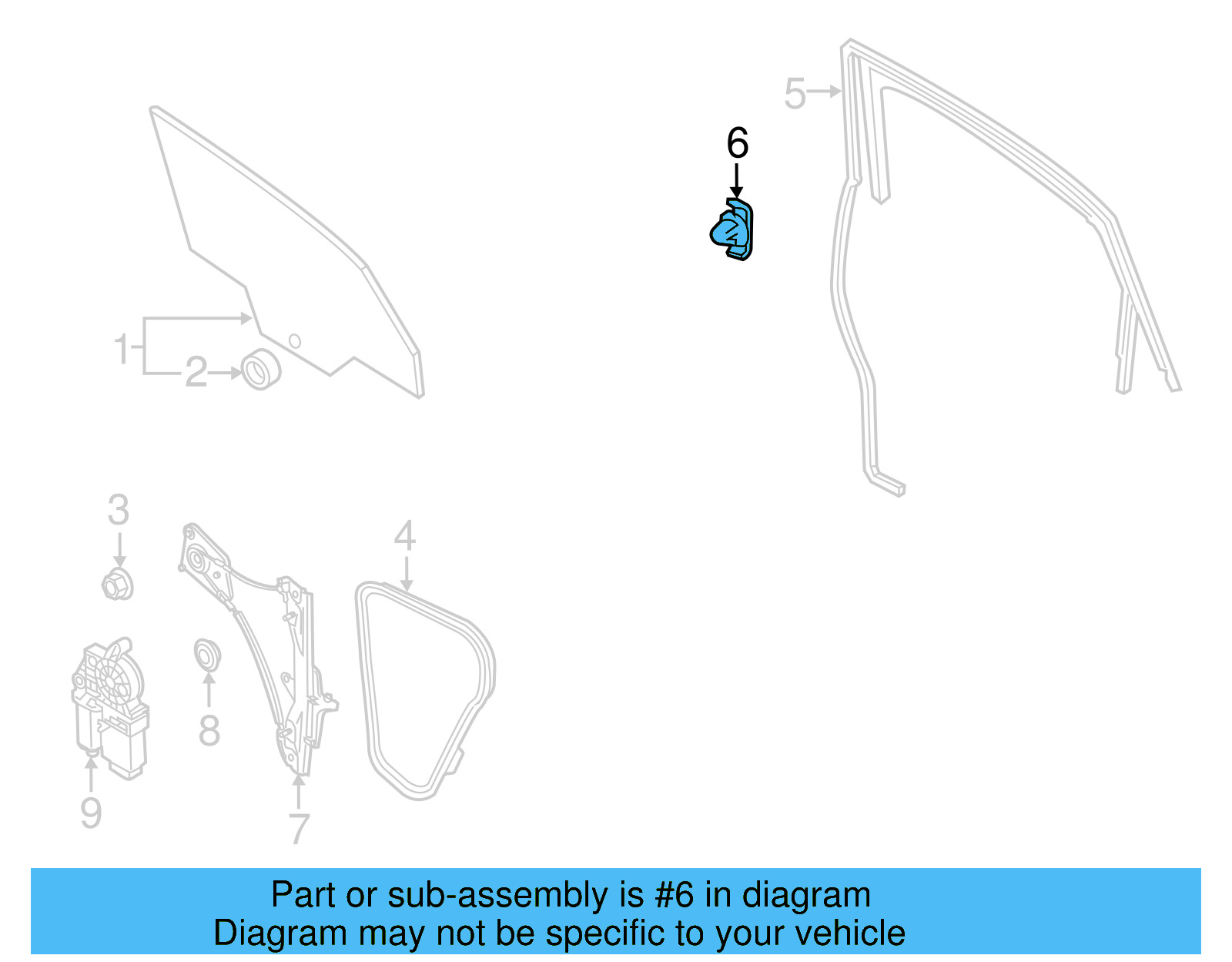 Door Weather 1Z0-837-732-A - View 44