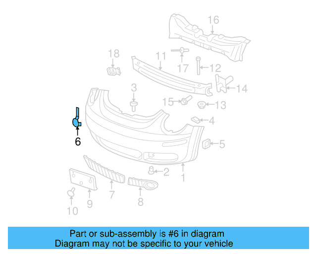 Fender Liner Screw N-907-750-01 - View 116