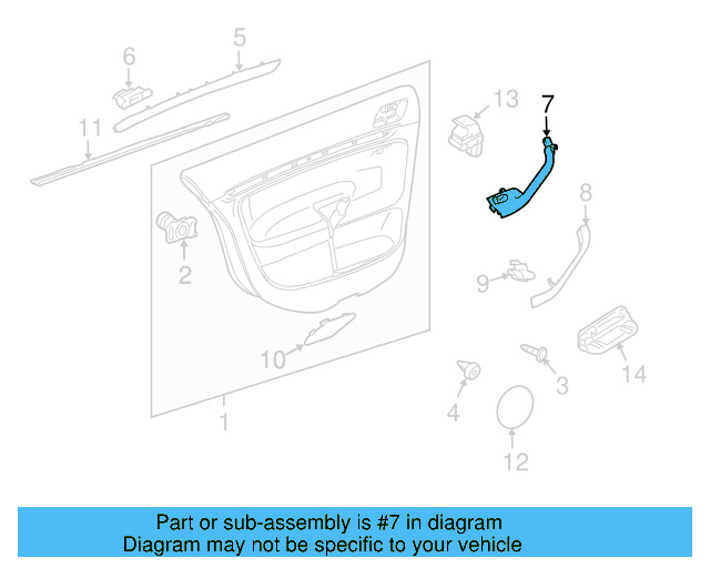 Exterior Door Handle Cover (Unpainted) 1k5839879gru - View 13