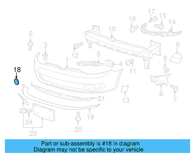 Tow Eye Cap (Unpainted) 1k9807241bgru