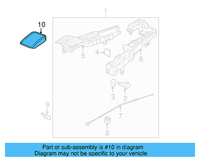Front Cover (Unpainted) 1y0871248agru - View 2