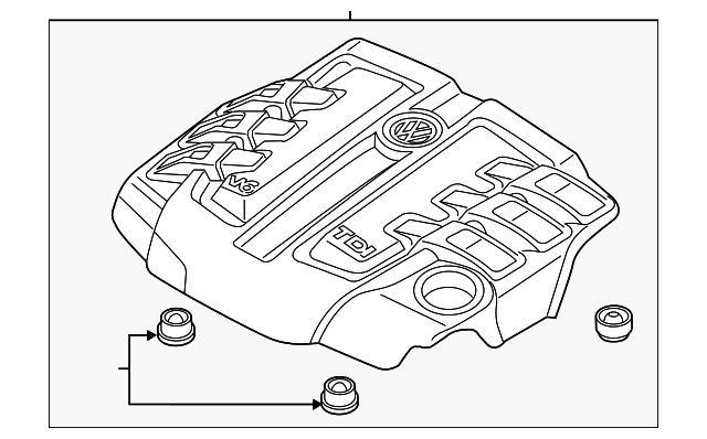 Engine Cover 059-103-925-CA - View 7