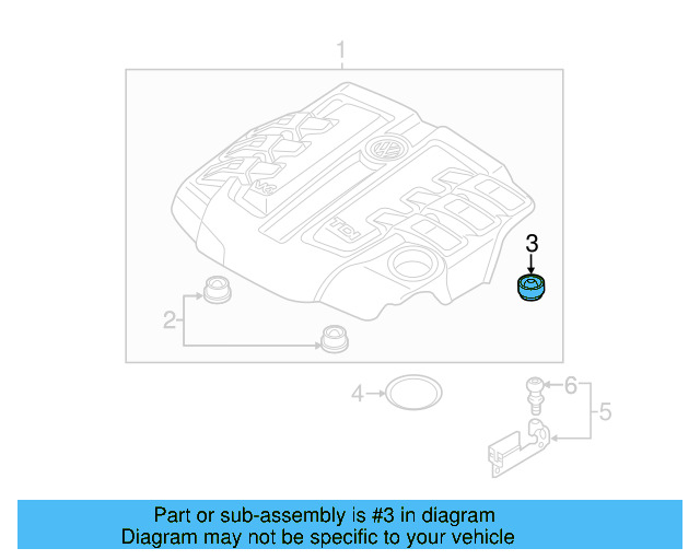 Engine Cover Connector 059-103-226-A - View 8