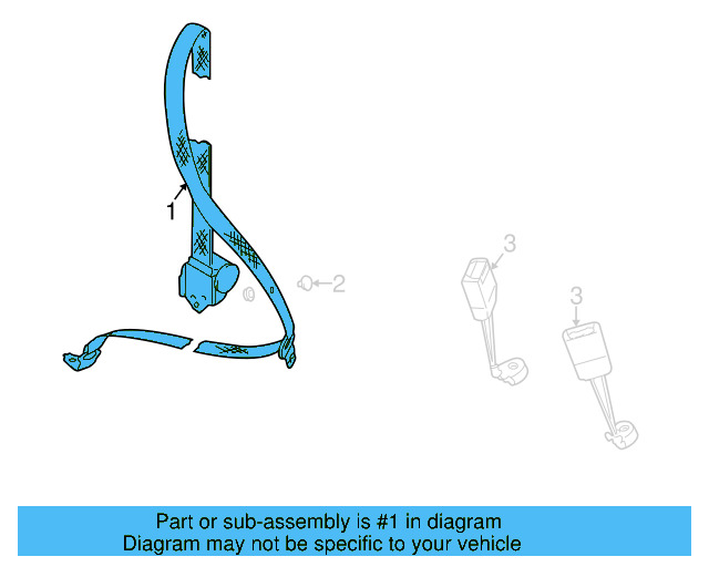 Shoulder Belt 1EM-857-805-HCR - View 3