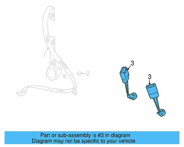 Buckle 1E0-857-739-FCN - View 3