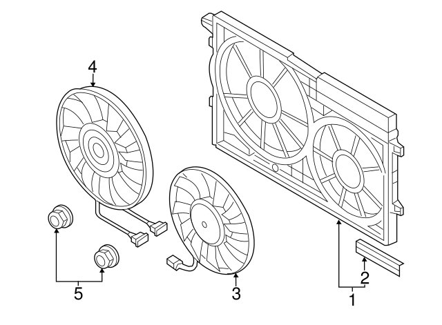 Radiator Shutter Assembly 1K0-121-223 - View 57