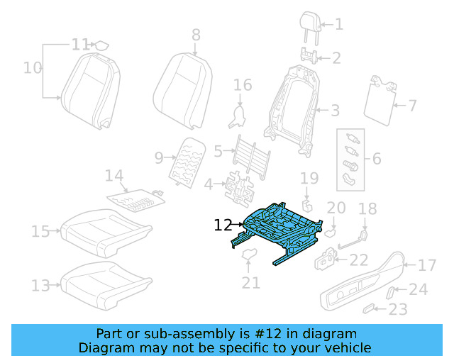 Cushion Frame 80A-881-106-E - View 6