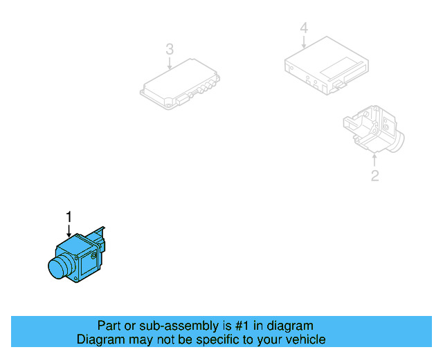 Parking Aid Control Module 7P6-907-441-E - View 16