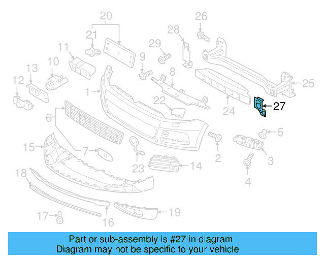 Adjust Bracket 7P6-807-880-B - View 4