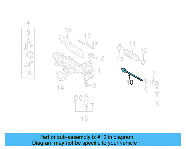 Tie Rod 1K0-423-810-A - View 21
