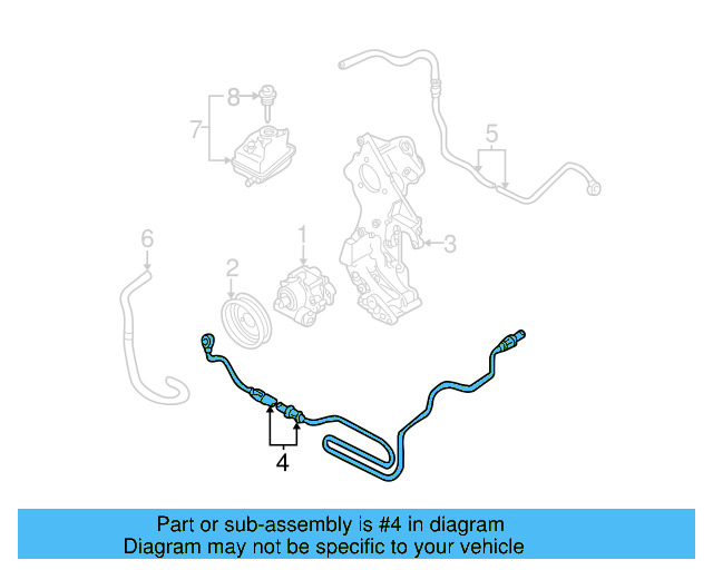 Pressure Hose 1J0-422-893-DB