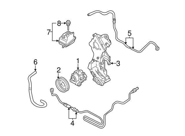 Power Steering Pump 6N0-145-157-X - View 10
