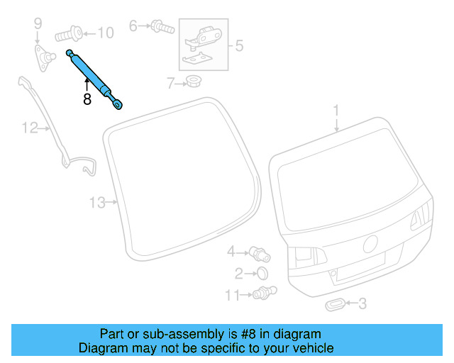 Support Cylinder 7P6-827-851-H-IIT