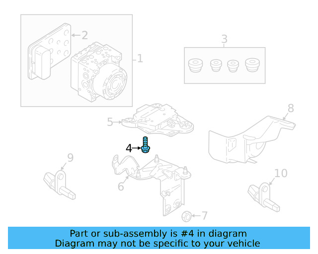 Oil Feed Tube Bolt N-104-056-04 - View 20