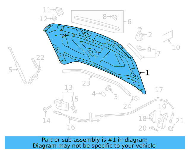 Hood 5NN-823-031-B - View 4