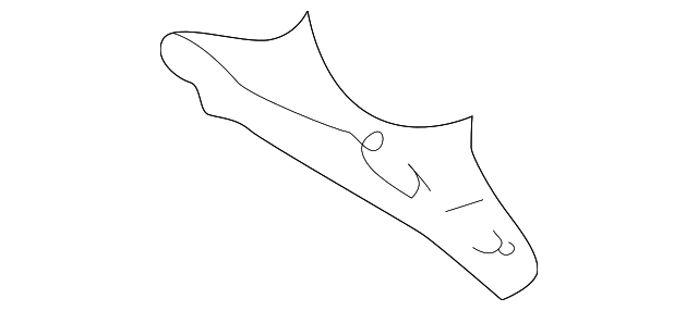 Passenger Air Bag Retainer Plate 3B1-880-264-A