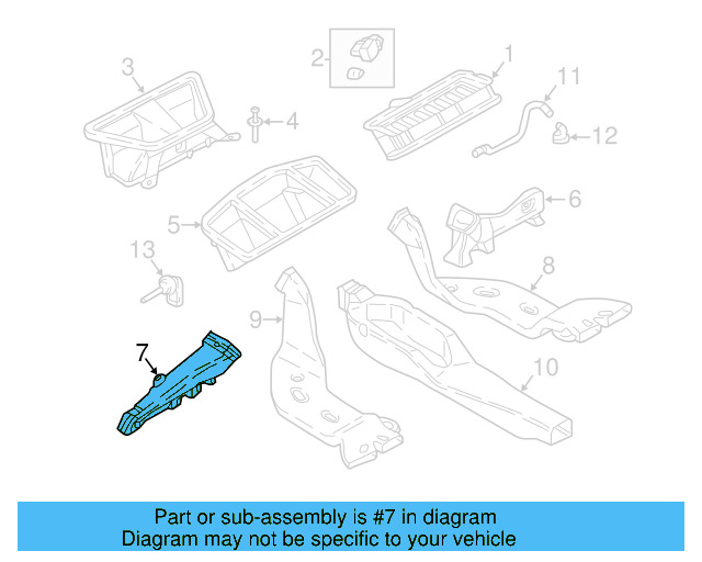 Floor Duct 5TB-819-151 - View 4