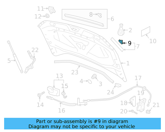 Side Seal Clip 1H0-823-717 - View 38