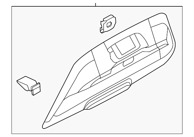 Lid Trim 5C3-867-601-A-82V - View 2