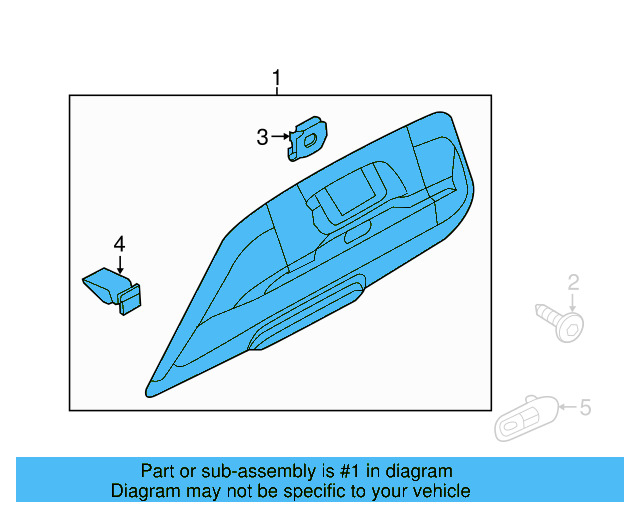 Lid Trim 5C3-867-601-A-82V - View 3