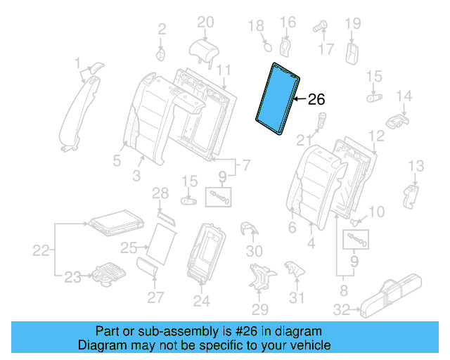 Frame 1K0-885-219-82V - View 32