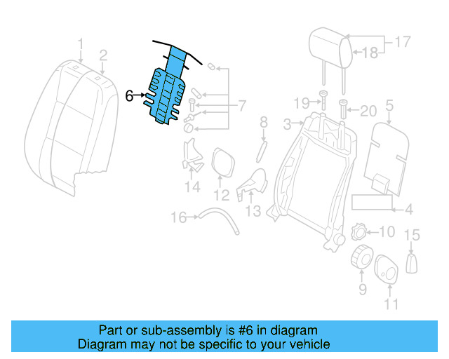 Lumbar Support 1K0-881-879-L