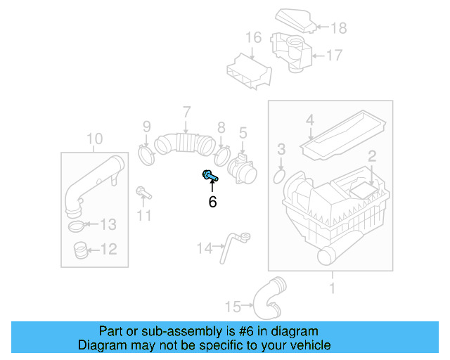 Air Mass Sensor Screw N-901-720-04 - View 40