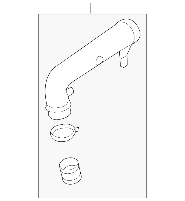 Engine Air Intake Hose 1K0-129-654-BE - View 49
