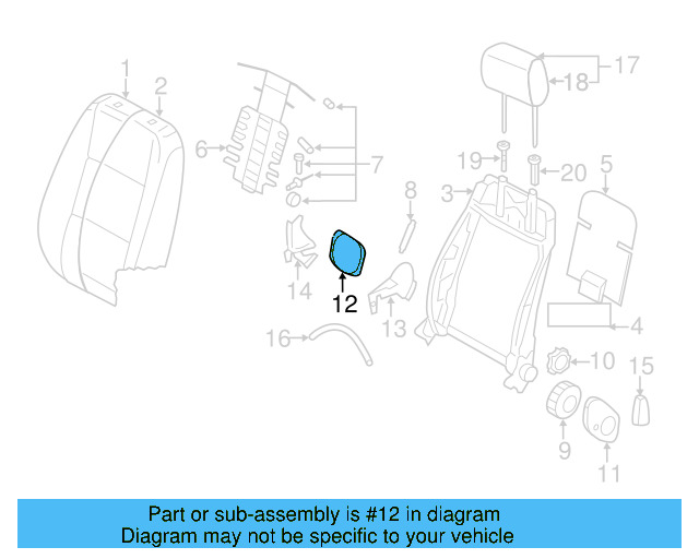 Hinge Cover 1K4-881-479-L-82V - View 3
