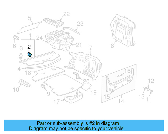 Package Tray Clamp 8D5-863-429 - View 9