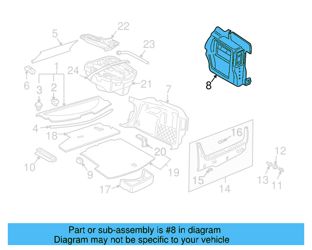 Side Trim Panel 1JM-867-427-C-8JS - View 3