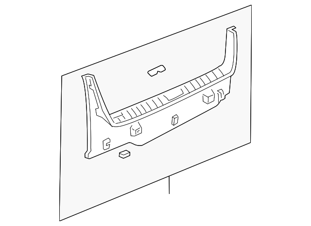 Rear Body Trim 1J5-863-459-N-B41 - View 3