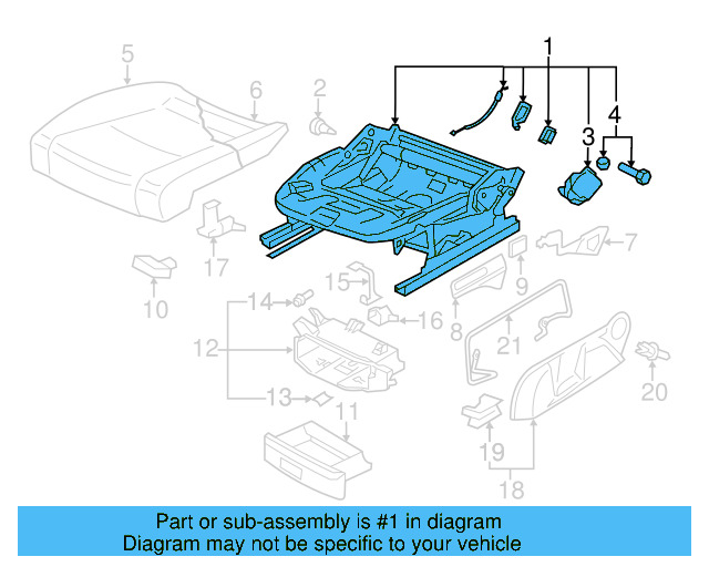 Seat Frame 1K4881105MR - View 9