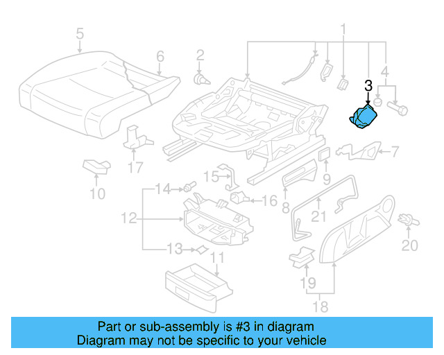 Height Adjuster 1K0-881-053-A - View 31