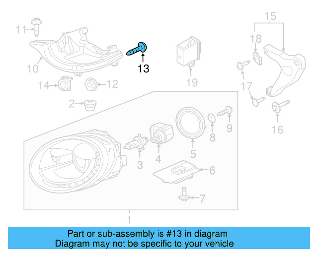 Bracket Upper Bolt N-910-345-01 - View 19