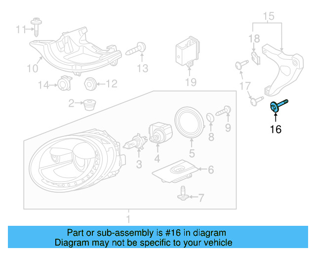 Bracket Upper Bolt N-910-345-01 - View 17