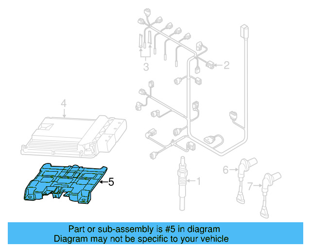 Mount Bracket 5K0-906-507 - View 8
