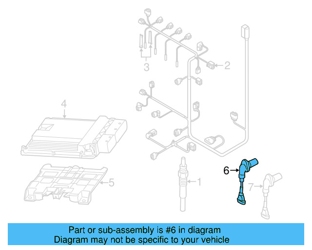 Engine Camshaft Position Sensor 03L-957-147 - View 12