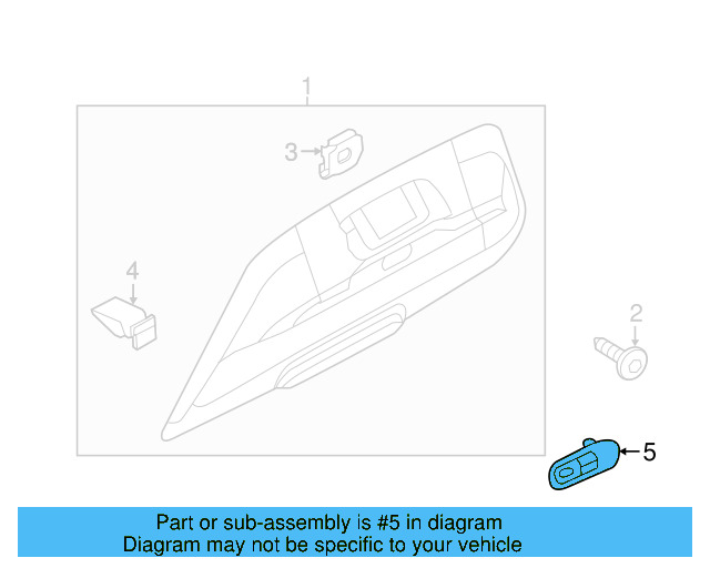 Emergency Handle 5C3-880-701-B - View 3