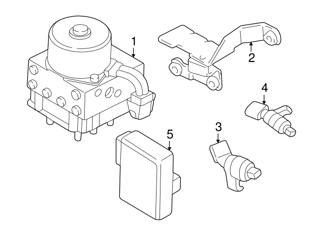 Bracket 1J0-614-335 - View 4